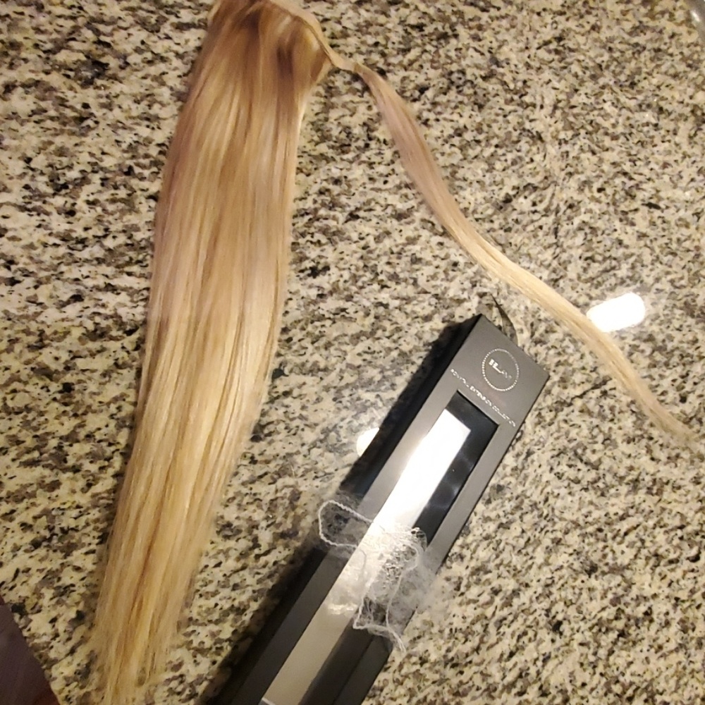 20" human hair Bellami ponytail